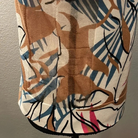 J. Crew Brown Leaf Top - Picture 7 of 8